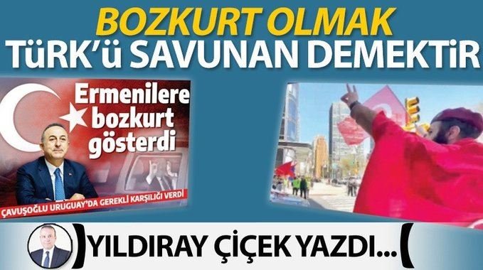 Yıldıray ÇİÇEK yazdı: Bozkurt olmak Türk