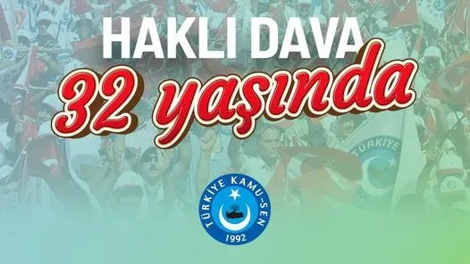 Türkiye Kamu-Sen 32 yaşında