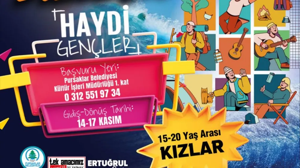 Pursaklar’ın genç kızları Gençlik Kampına gidiyor