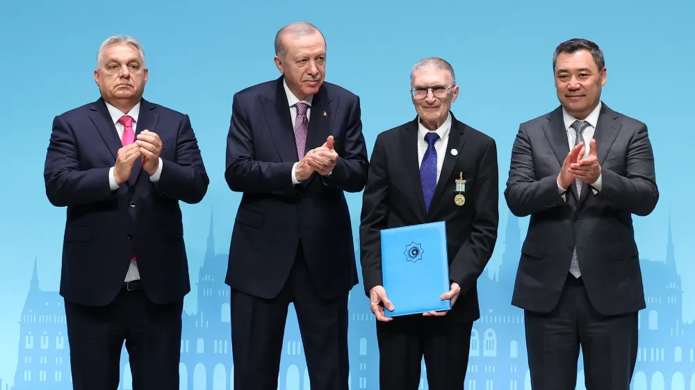 Cumhurbaşkanı Erdoğan’dan Aziz Sancar’a Ali Şir Nevai Uluslararası Ödülü