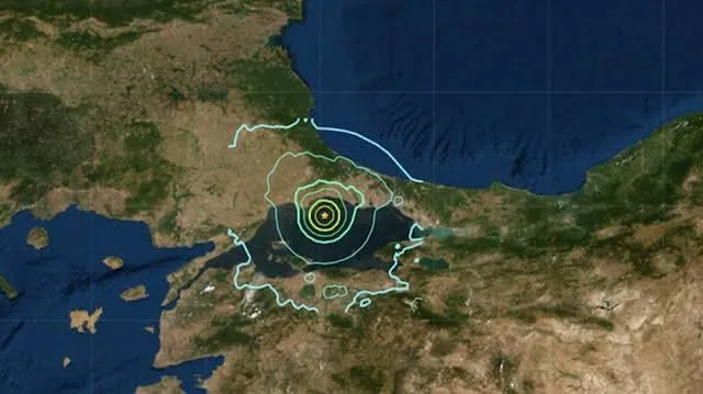 İstanbul Büyükçekmece açıklarında deprem 