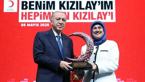 Erdoğan “Kızılay, ihtiyaç duyulan her yerde varlık göstermeye devam ediyor”