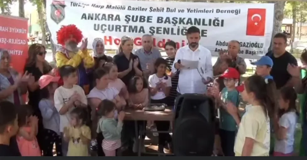 Şehit ve gazi aileleri uçurtma şenliğinde buluştu 