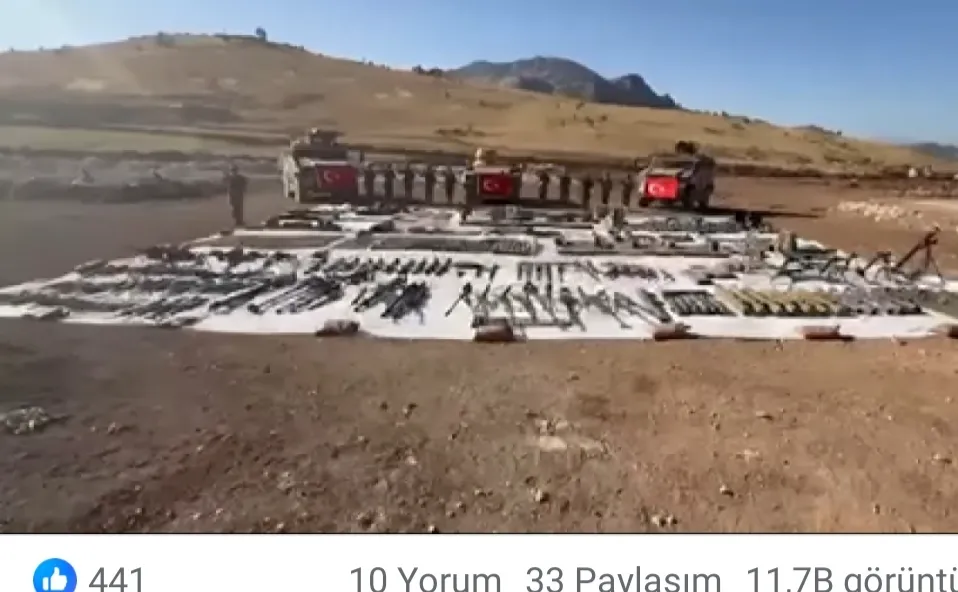 PKK Cephaneliği ele geçirildi 