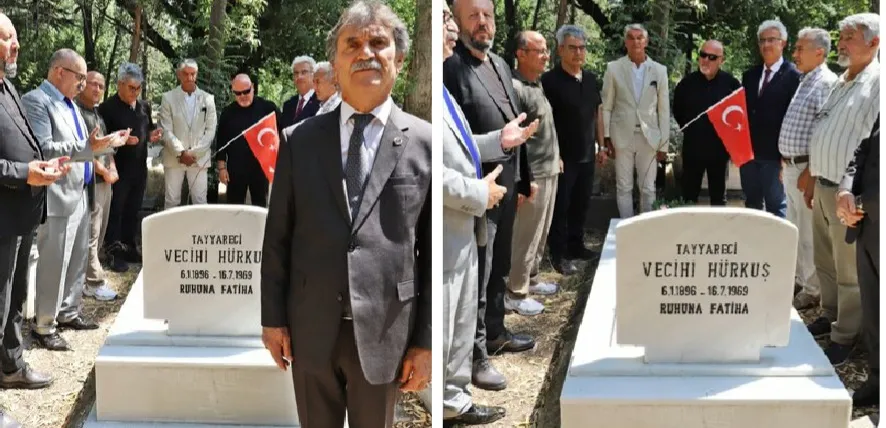 Vecihi Hürkuş kabri başında anıldı