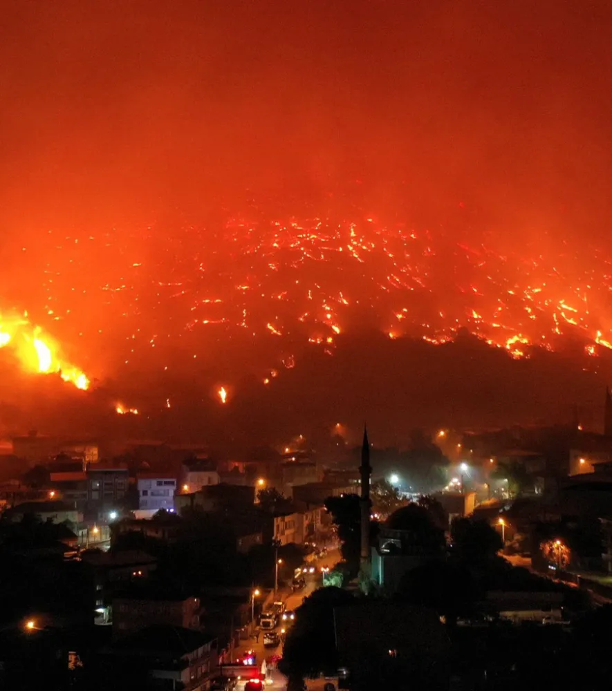 Yangın değil kıyamet 