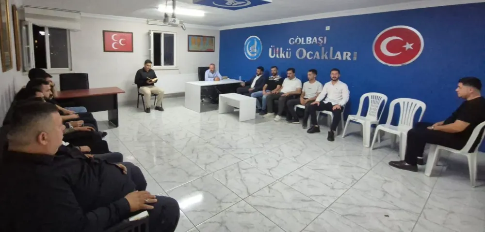 Gölbaşı Ülkü ocaklarından  Ali Bülent Orkan için Kur