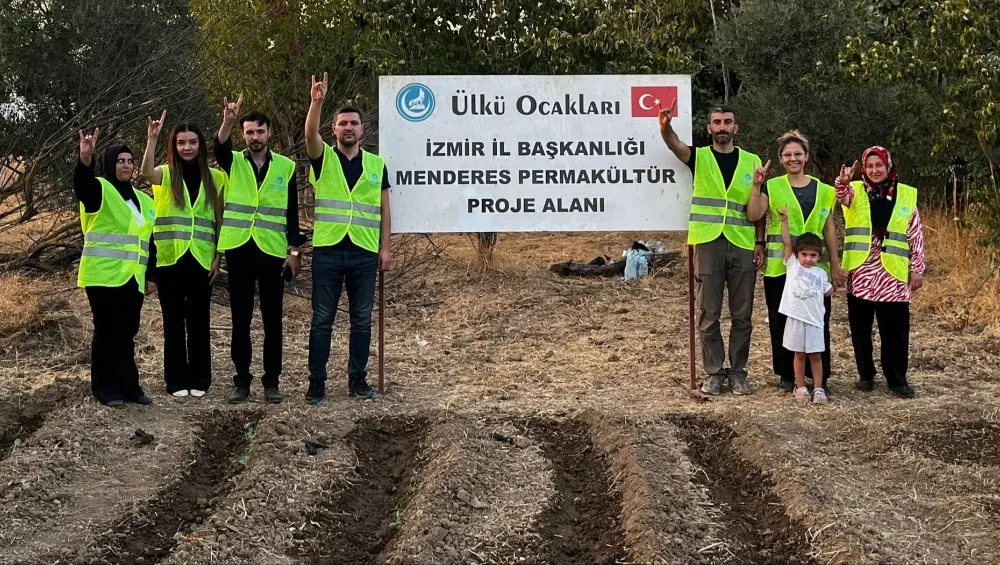 Menderes Permakültür Proje Alanında kış seferberliği 