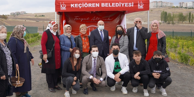 Keçiören`in bostanı konuklarını ağırlıyor